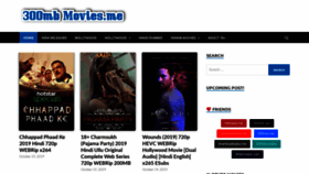 What 300mbmovies.me website looked like in 2020 (4 years ago)
