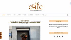What 34chic.com website looked like in 2020 (3 years ago)
