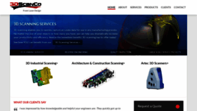 What 3dscanco.com website looked like in 2020 (3 years ago)