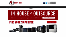 What 3dprinterscanada.com website looked like in 2020 (3 years ago)