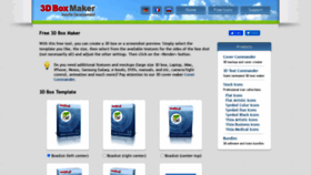 What 3dboxmaker.com website looked like in 2020 (3 years ago)