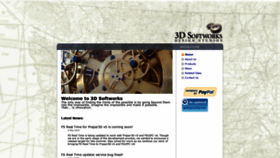 What 3dsoftworks.net website looked like in 2020 (3 years ago)