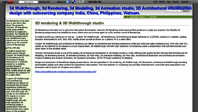 What 3d-walkthrough-rendering.wikidot.com website looked like in 2020 (3 years ago)