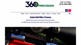 What 360precision.com website looked like in 2020 (3 years ago)