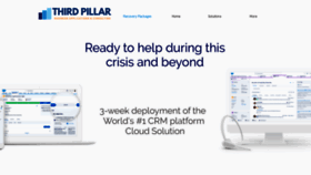 What 3rd-pillar.com website looked like in 2020 (3 years ago)