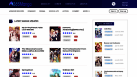 What 365manga.com website looked like in 2020 (3 years ago)