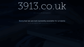 What 3913.co.uk website looked like in 2020 (3 years ago)