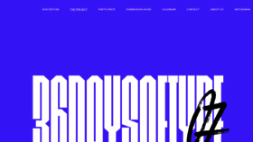 What 36daysoftype.com website looked like in 2020 (3 years ago)