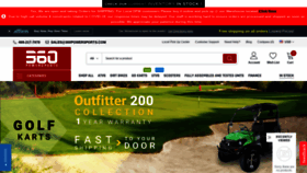 What 360powersports.com website looked like in 2020 (3 years ago)