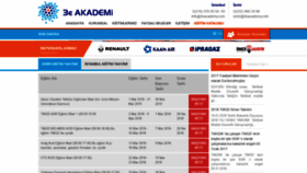 What 3eacademy.com website looked like in 2020 (3 years ago)
