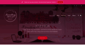What 30somethingurbangirl.com website looked like in 2020 (3 years ago)