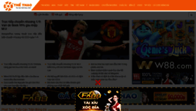 What 360thethao.net website looked like in 2020 (5 years ago)