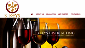 What 3keysdist.com website looked like in 2020 (3 years ago)