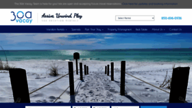 What 30a-vacay.com website looked like in 2020 (4 years ago)