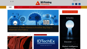 What 3dprintingprogress.com website looked like in 2020 (3 years ago)