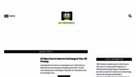 What 3dprinterly.com website looked like in 2020 (3 years ago)