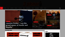What 3ptshot.com website looked like in 2020 (3 years ago)