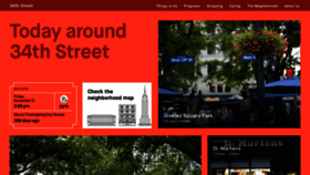 What 34thstreet.org website looked like in 2020 (3 years ago)