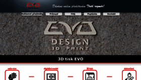 What 3d-tisk-evo.cz website looked like in 2020 (3 years ago)