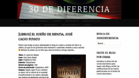 What 30dediferencia.com website looked like in 2020 (3 years ago)