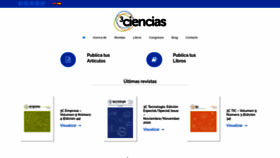 What 3ciencias.com website looked like in 2021 (3 years ago)
