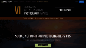 What 35photo.pro website looked like in 2021 (3 years ago)