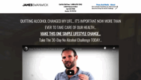 What 30daynoalcoholchallenge.com website looked like in 2021 (3 years ago)