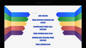 What 3gpmovie.com website looked like in 2021 (3 years ago)