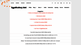 What 3gpbluray.net website looked like in 2021 (3 years ago)