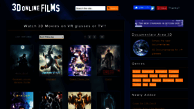 What 3donlinefilms.com website looked like in 2021 (3 years ago)