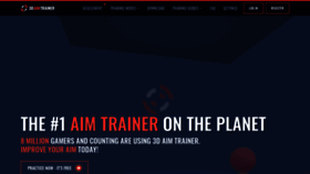 What 3daimtrainer.com website looked like in 2021 (2 years ago)