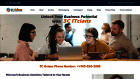 What 3citcians.com website looked like in 2021 (2 years ago)