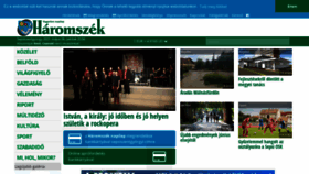 What 3szek.ro website looked like in 2021 (2 years ago)