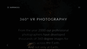 What 360pano.eu website looked like in 2021 (2 years ago)