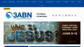 What 3abn.org website looked like in 2021 (2 years ago)