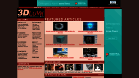 What 3dluvr.com website looked like in 2021 (2 years ago)