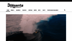 What 3sesenta.com website looked like in 2021 (2 years ago)