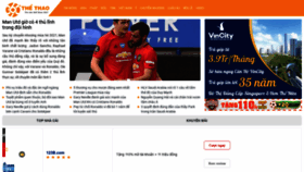 What 360thethao.net website looked like in 2021 (4 years ago)