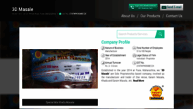 What 3dmasale.com website looked like in 2021 (2 years ago)