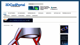 What 3dcadportal.com website looked like in 2021 (2 years ago)