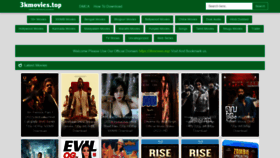 What 3kmovies.top website looked like in 2022 (2 years ago)