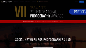What 35photo.pro website looked like in 2022 (2 years ago)