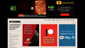 What 3dtextures.me website looked like in 2022 (2 years ago)