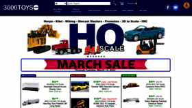 What 3000toys.com website looked like in 2022 (2 years ago)