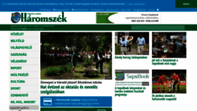 What 3szek.ro website looked like in 2022 (1 year ago)