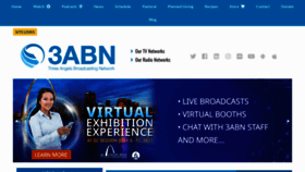 What 3abn.org website looked like in 2022 (1 year ago)
