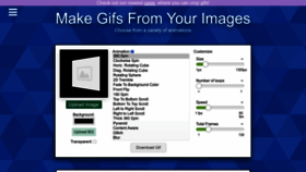 What 3dgifmaker.com website looked like in 2022 (1 year ago)