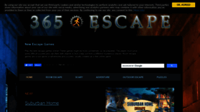 What 365escape.com website looked like in 2022 (1 year ago)