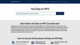 What 320ytmp3.info website looked like in 2022 (1 year ago)