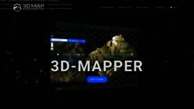 What 3d-map-generator.com website looked like in 2022 (1 year ago)